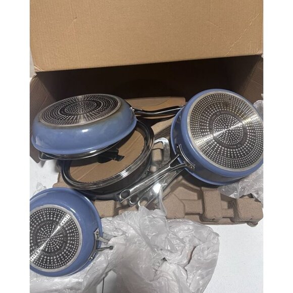 T-Fal Ceramic Non-stick Performance 10 Pieces Set Pan Cookware - Picture 3 of 6